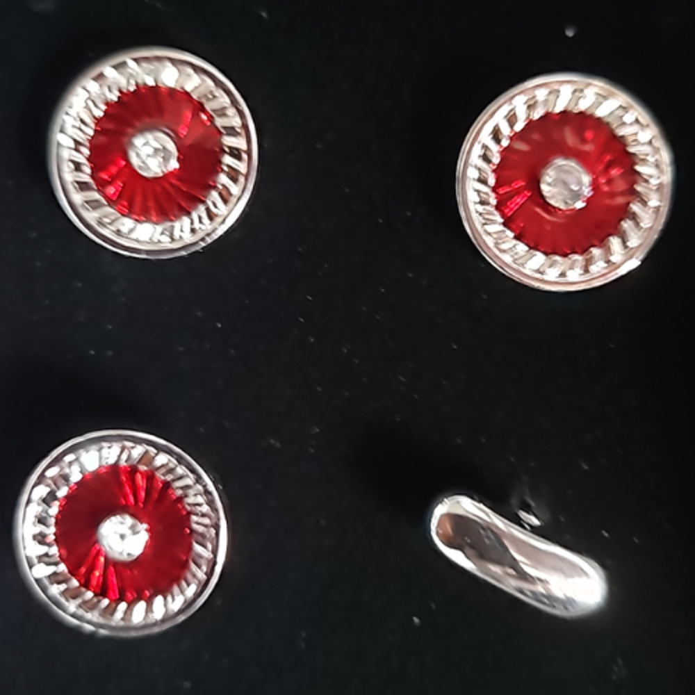 Blanket Pin Number Holder Horse Show Number Set Red Roulette